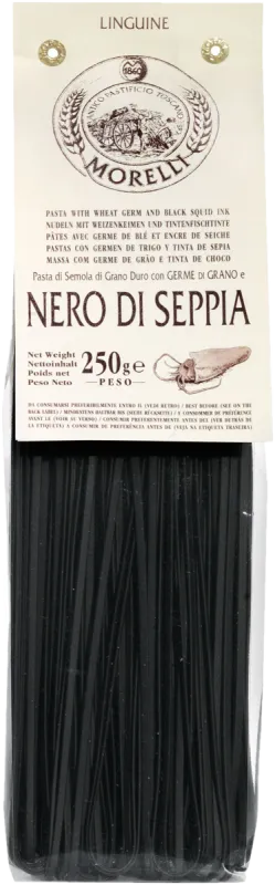 Pasta & Nudeln: Linguine mit schwarzer Tinte vom Tintenfisch 250g