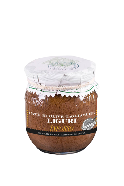 Antipasto ligurische Taggiasca Olivenpaste - 180g Glas