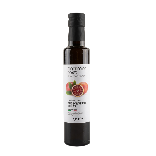 Natives kaltgepresstes Olivenöl mit Mandriane - Olio extravergine - 250ml Glasflasche