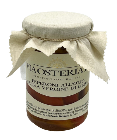 Antipasto Paprika in nativem Olivenöl extra vergine - 300g Glas