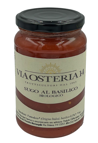 Bio Tomaten-Basilikum-Sauce (Sugo) - 340g Glas