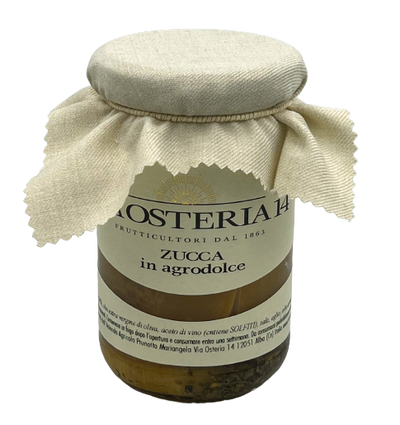 Antipasto Kürbis im Olivenöl extra vergine - 300g Glas