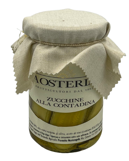 Antipasto Zucchini nach Bauernart: 300g Glas