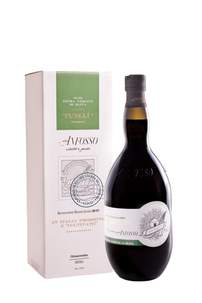 Natives kaltgepresstes Olivenöl - Olio Extravergine di Oliva 100% ITALIANO TUMAÌ - 500ml Glasflasche