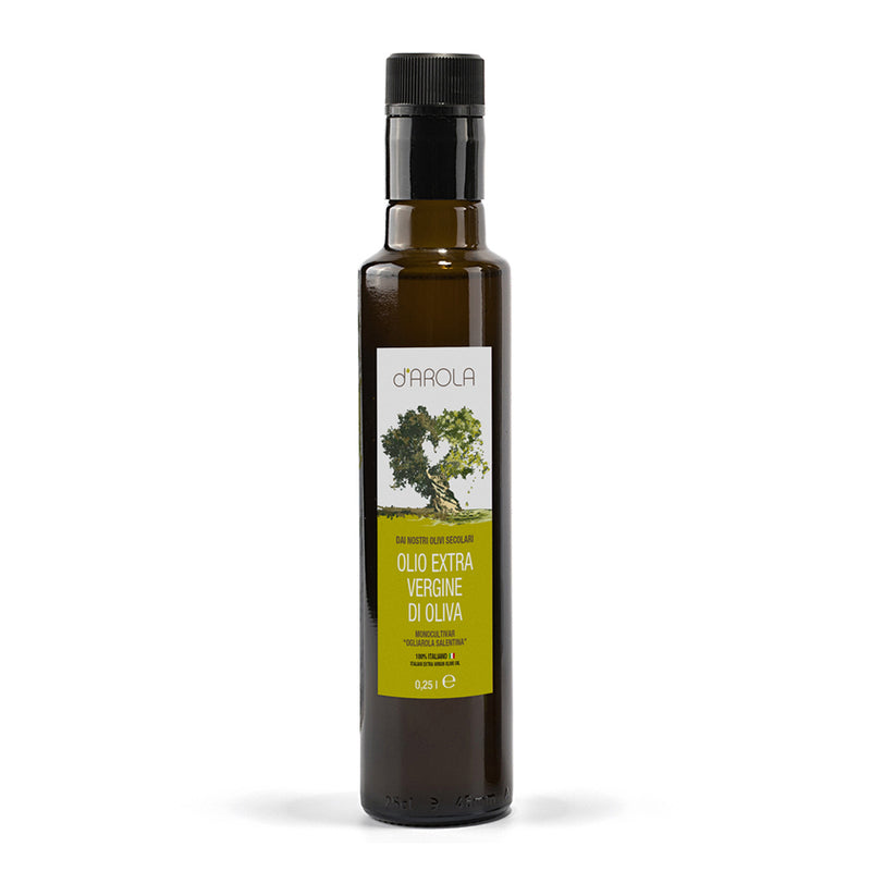 Natives kaltgepresstes Olivenöl - Olio extravergine - 250ml Glasflasche