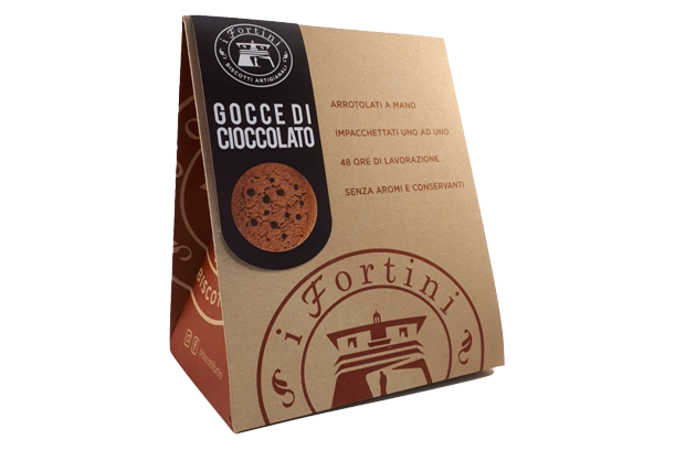 Biscotti: Fortini Gocce di Cioccolato (Schokolade) 200g